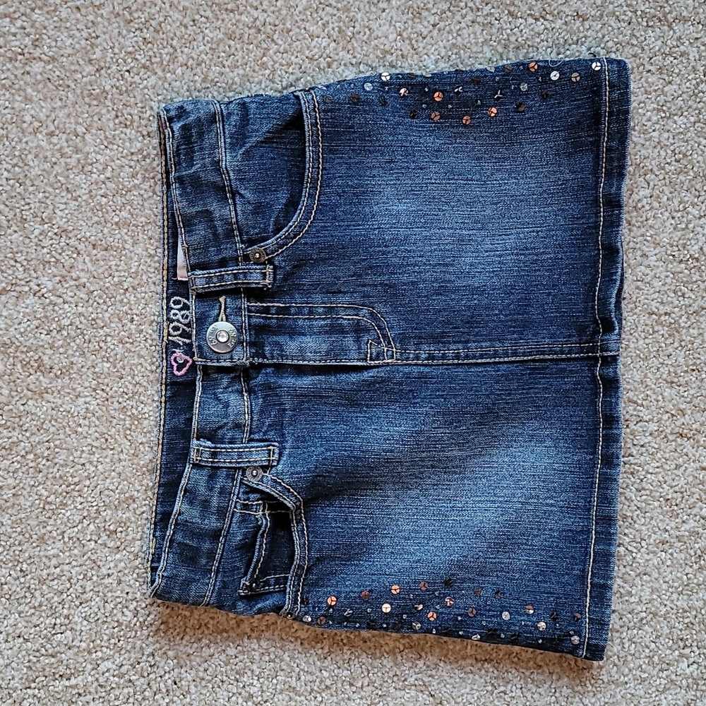 Girl's 6x jean Skort, Children's Pace
